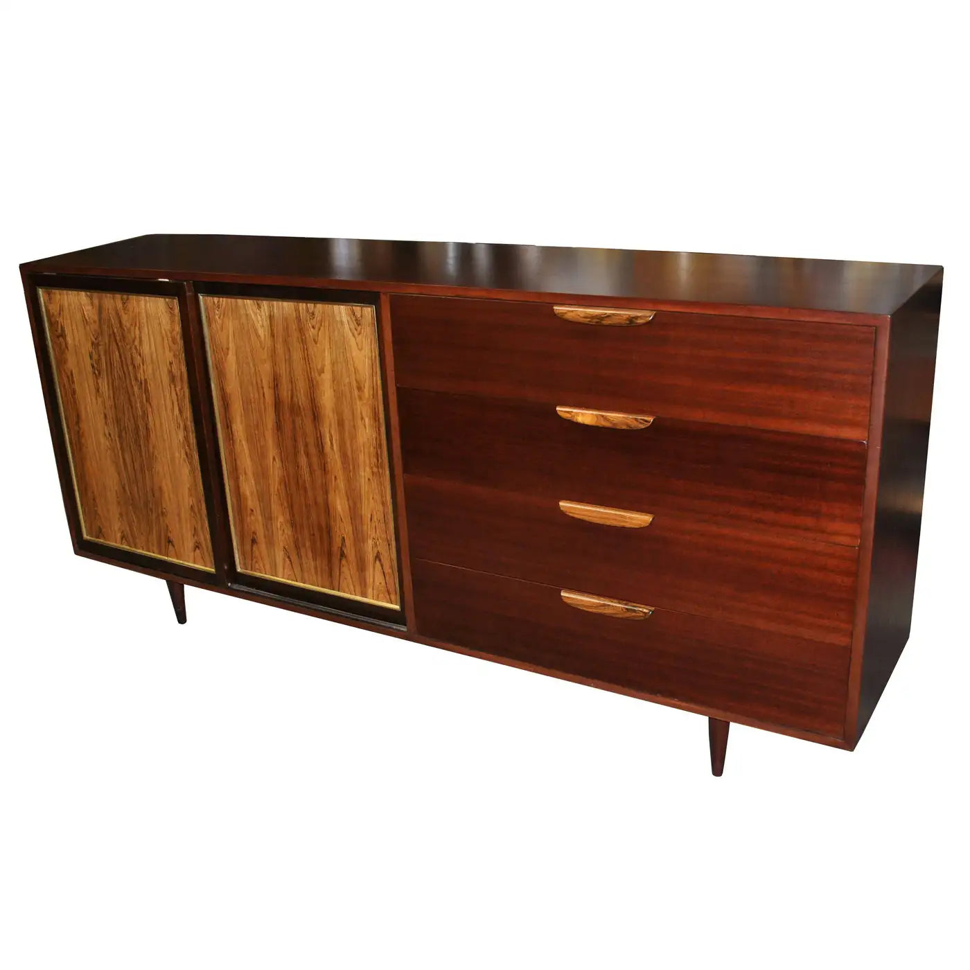 Vintage Rosewood Mahogany Harvey Probber Credenza