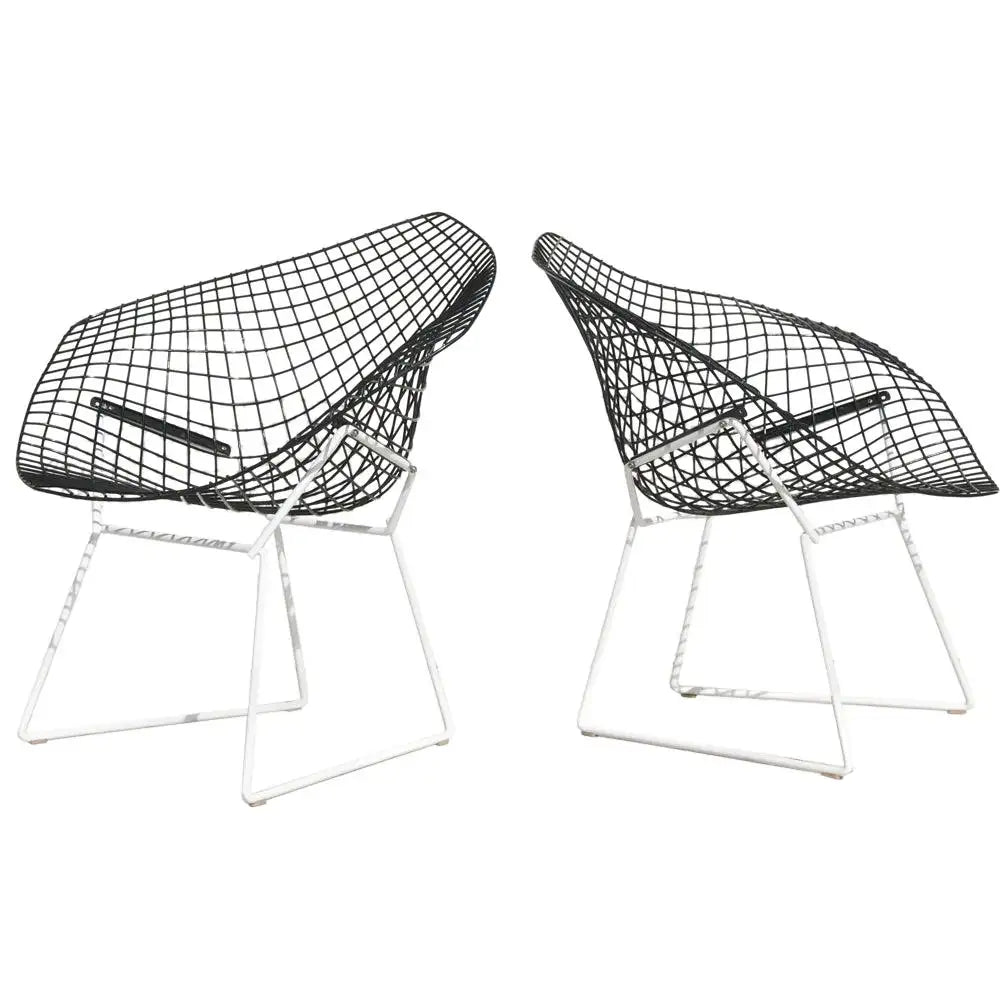 Knoll Bertoia two-tone Diamond Lounge Chair