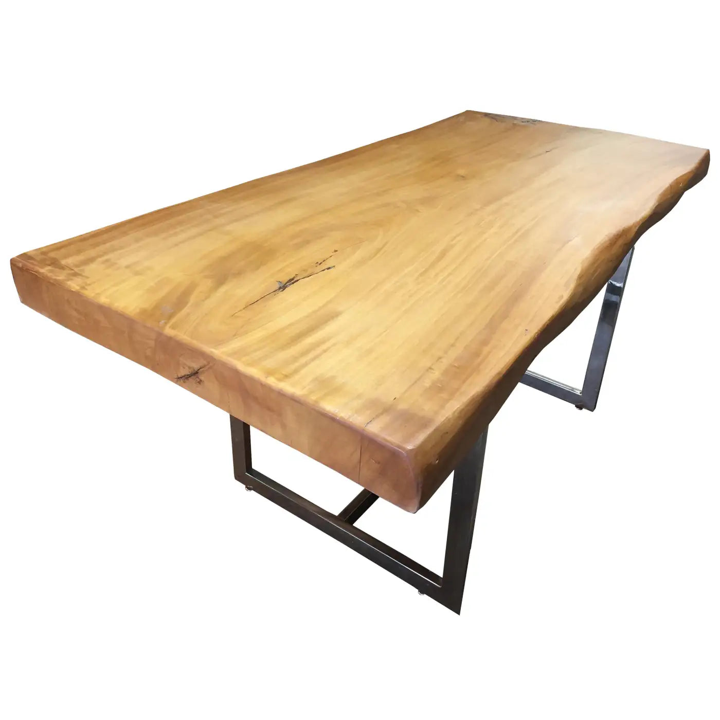 Dining Style Live Edge Table w/ 3.50″ Thickness wood top