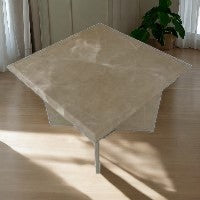 1970s Italian Travertine Pedestal Side Table