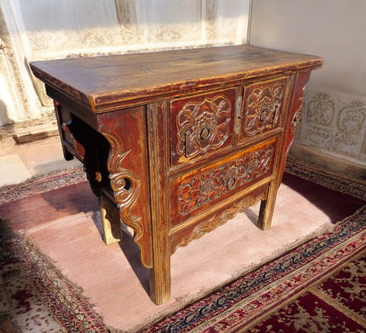 19th Century Qing Antique Chinese Alter Console (MS10145)