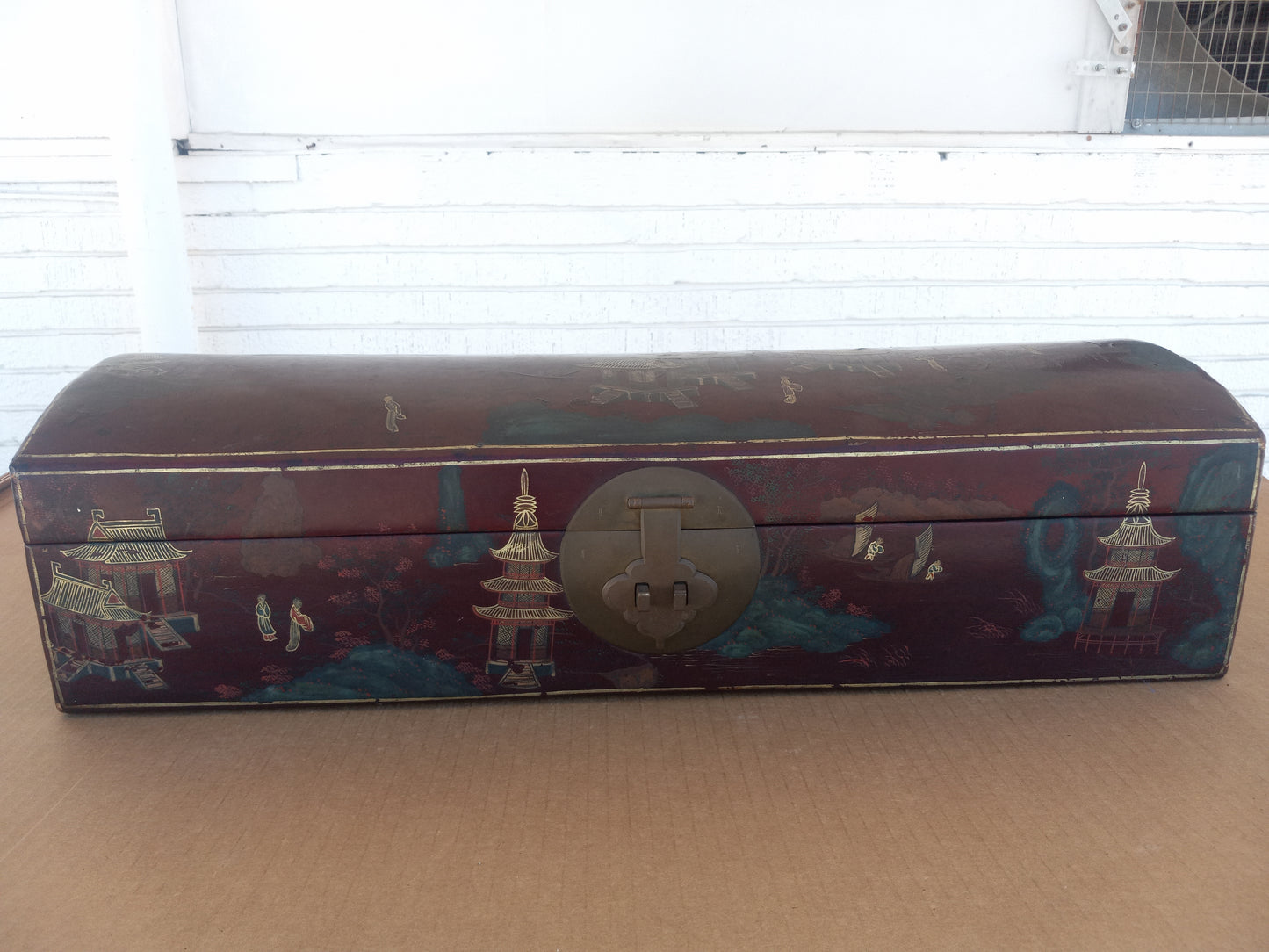 Hand Painted Asian Style Jewelry Box