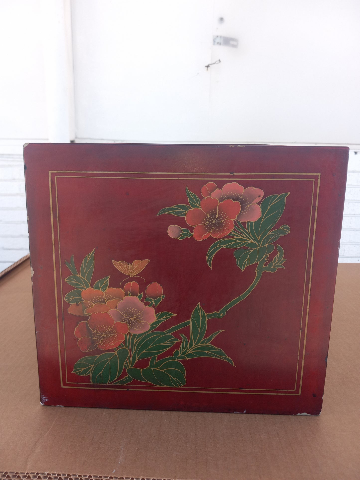 Hand Painted Asian Style Jewelry Box