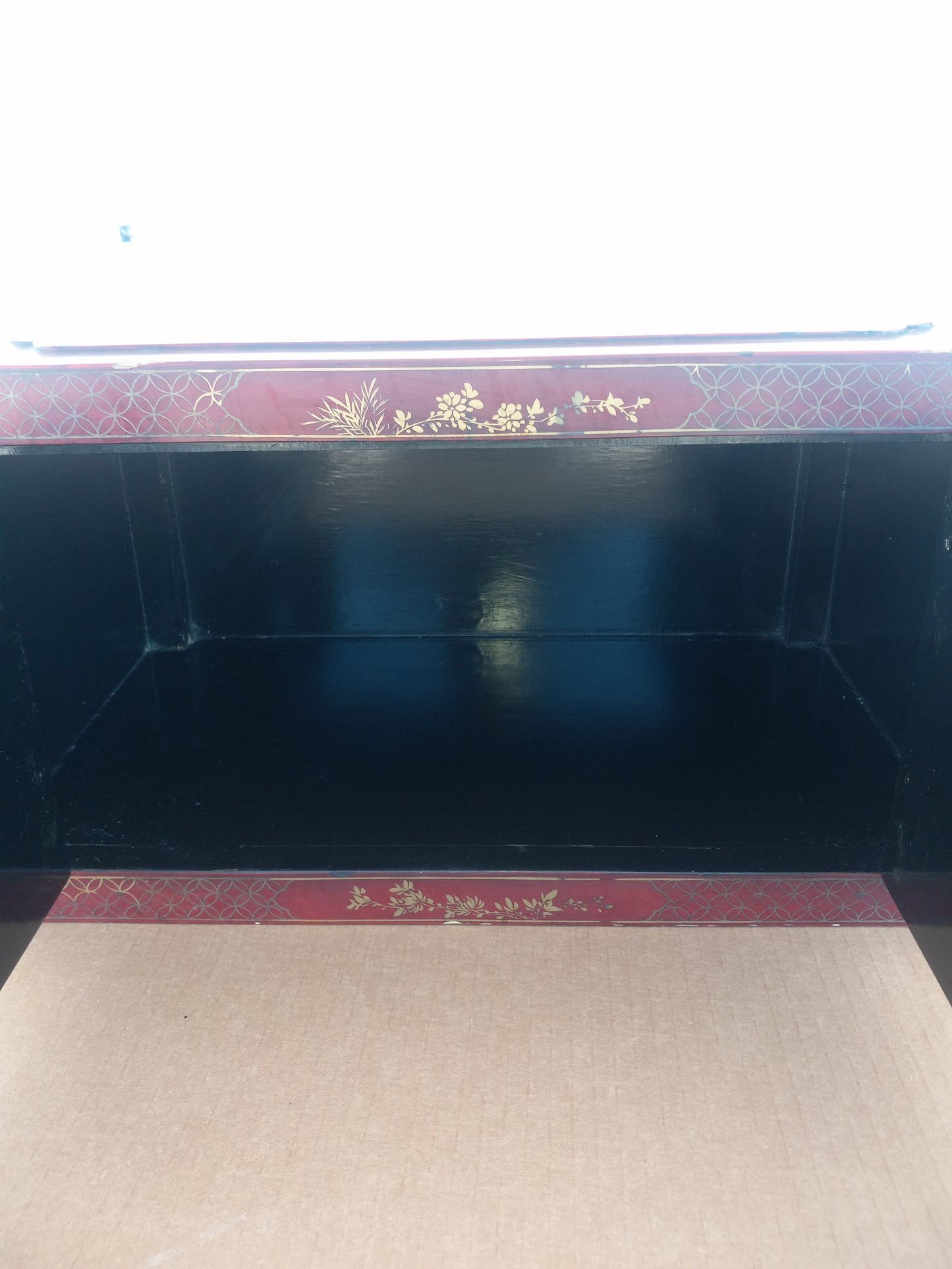 Hand Painted Asian Style Jewelry Box