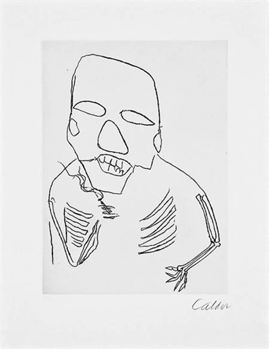 Alexander Calder Santa Claus E. E. Cummings Portfolio of Prints and Prose, 1974