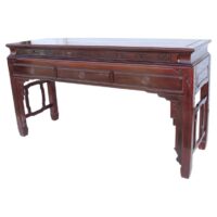 7ft Chinese Chippendale Console or Bar