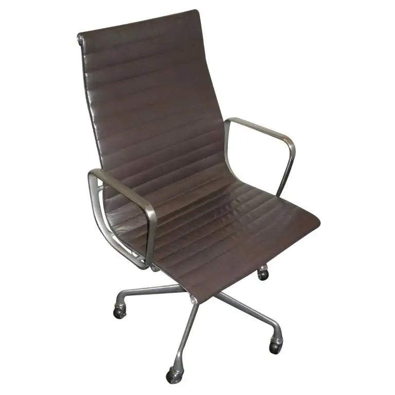 Herman Miller Eames Aluminum Group Executive Chair Leather