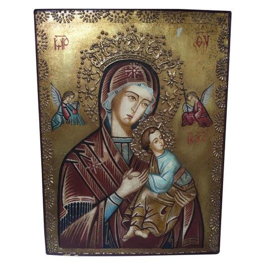 Russian Icon of Madonna and Child