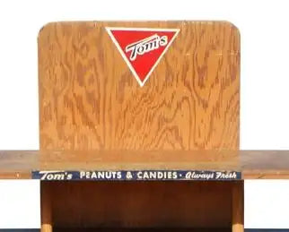 Vintage Toms Peanuts Wood Display Shelves (MR9456)