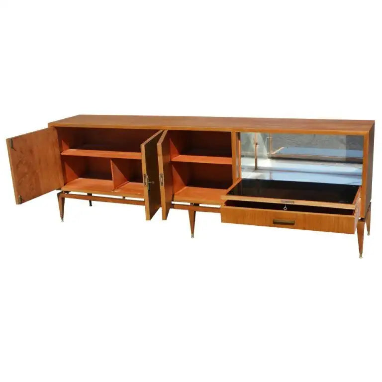 98″ Italian Breakfront Sideboard Cabinet Credenza (MR10542)