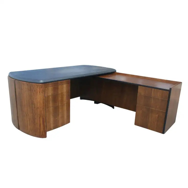 Mid Century L Shaped Desk for Dunbar by Lydia DePolo