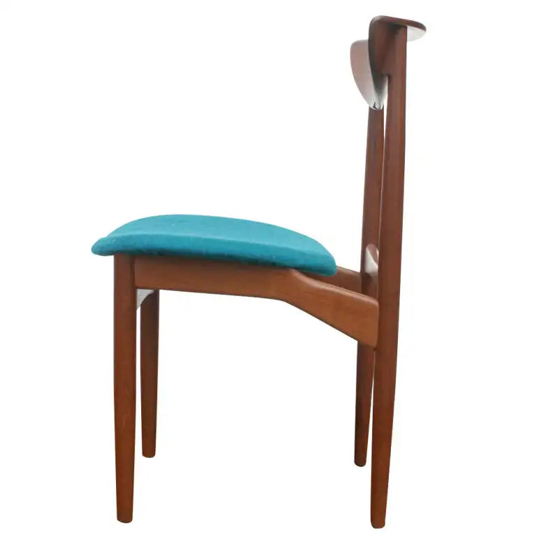 (3) Vintage Mid Century Kurt Ostervig Danish Teak Dining Chairs ( abp69 ) (MR11302)