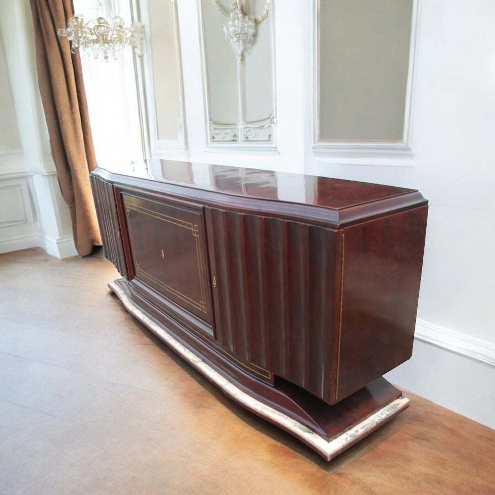 95.5″ 1940s French Deco Sideboard