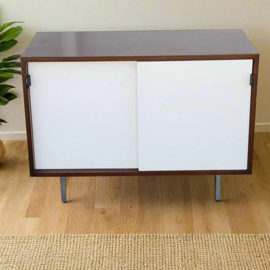 Knoll Credenza with Luxurious Leather Top