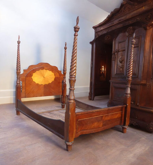 Antique Style 4 Poster Bed