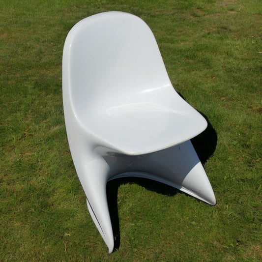 Casalino Alexander Begge Stacking Chair White Color