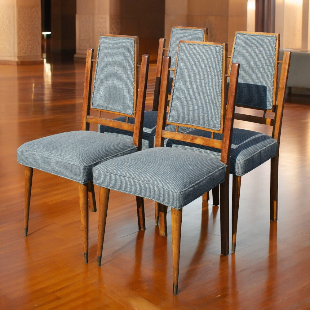 (4) Mid Century Modern Italian Dining Chairs (MR9874)