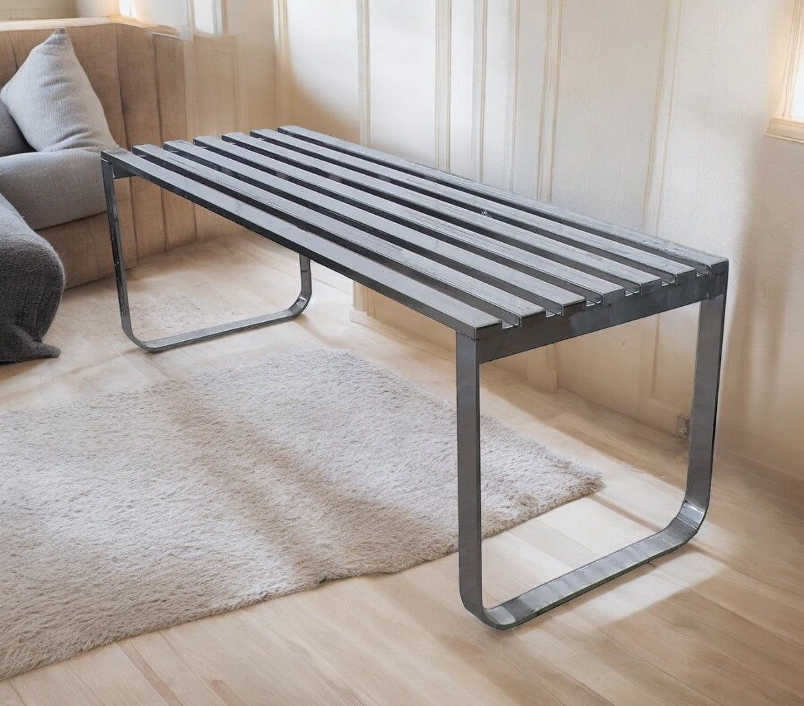 DIA Slat Chrome Bench