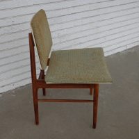 Vintage Scandinavian Dining Side Chairs Set