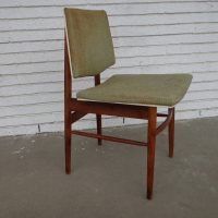 Vintage Scandinavian Dining Side Chairs Set