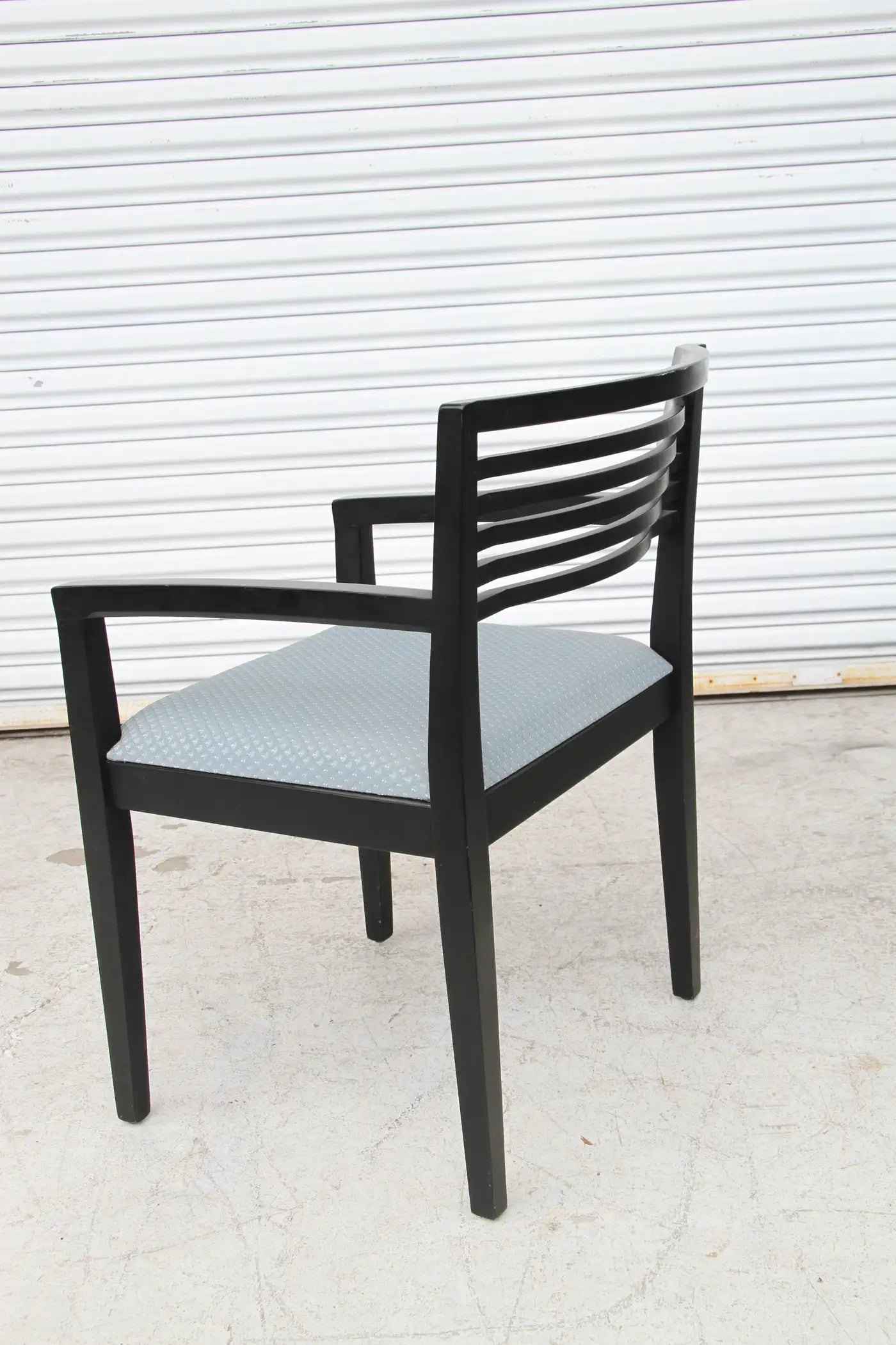 Set of 4 Ebonized Knoll Ricchio Chairs