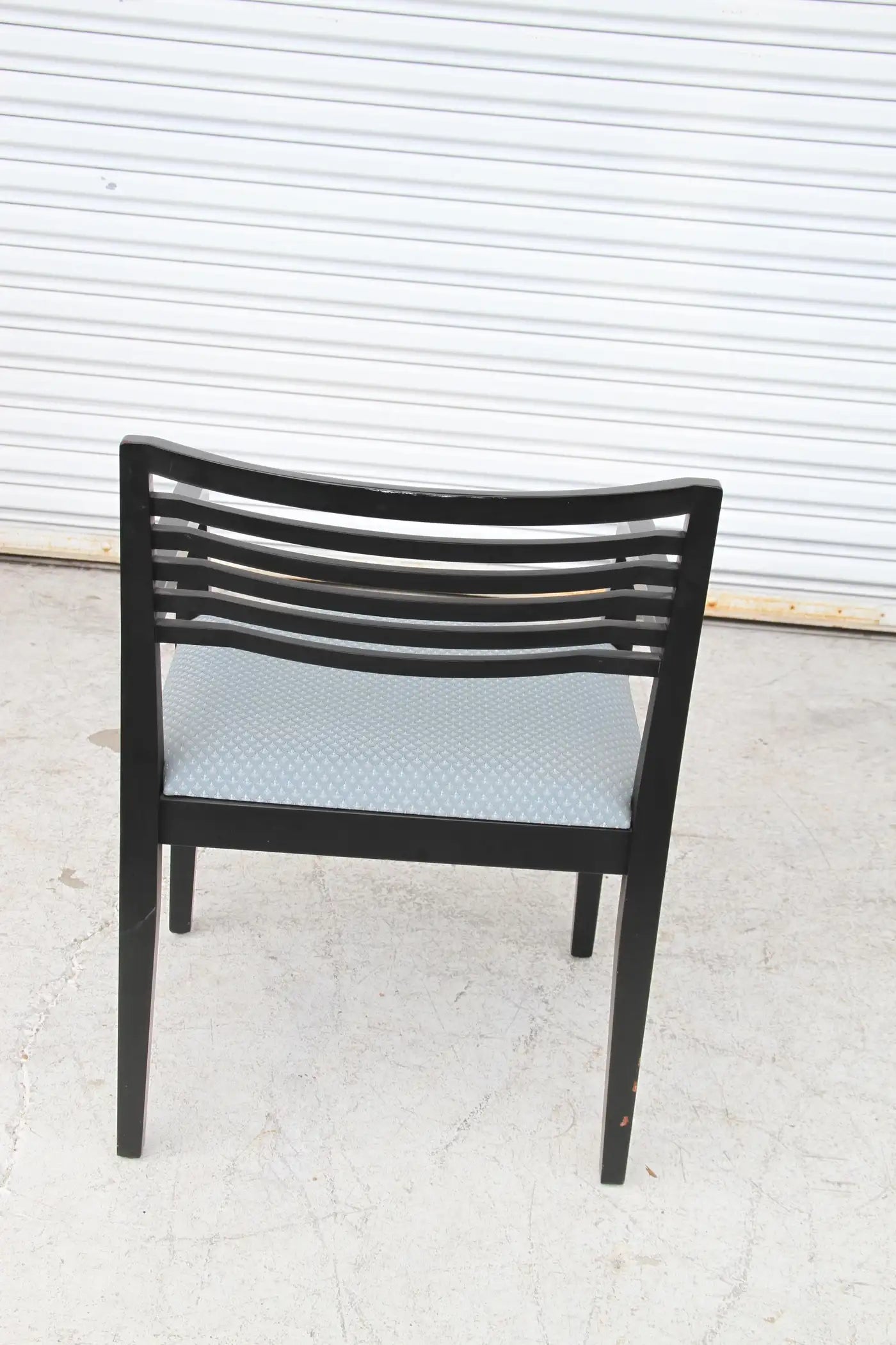 Set of 4 Ebonized Knoll Ricchio Chairs