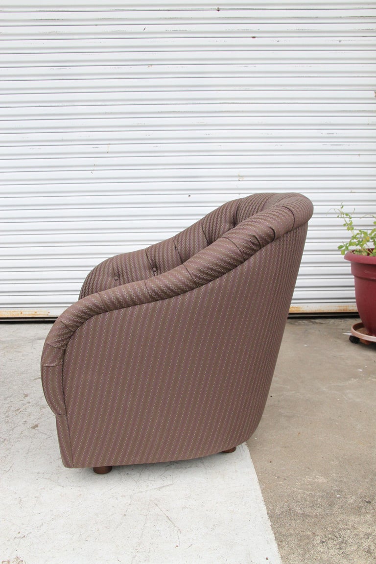 1 Ward Bennett Tufted Lounge Chair