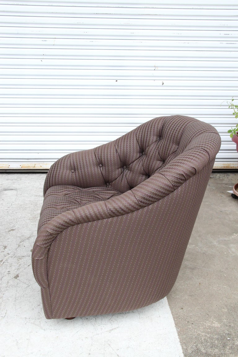 1 Ward Bennett Tufted Lounge Chair