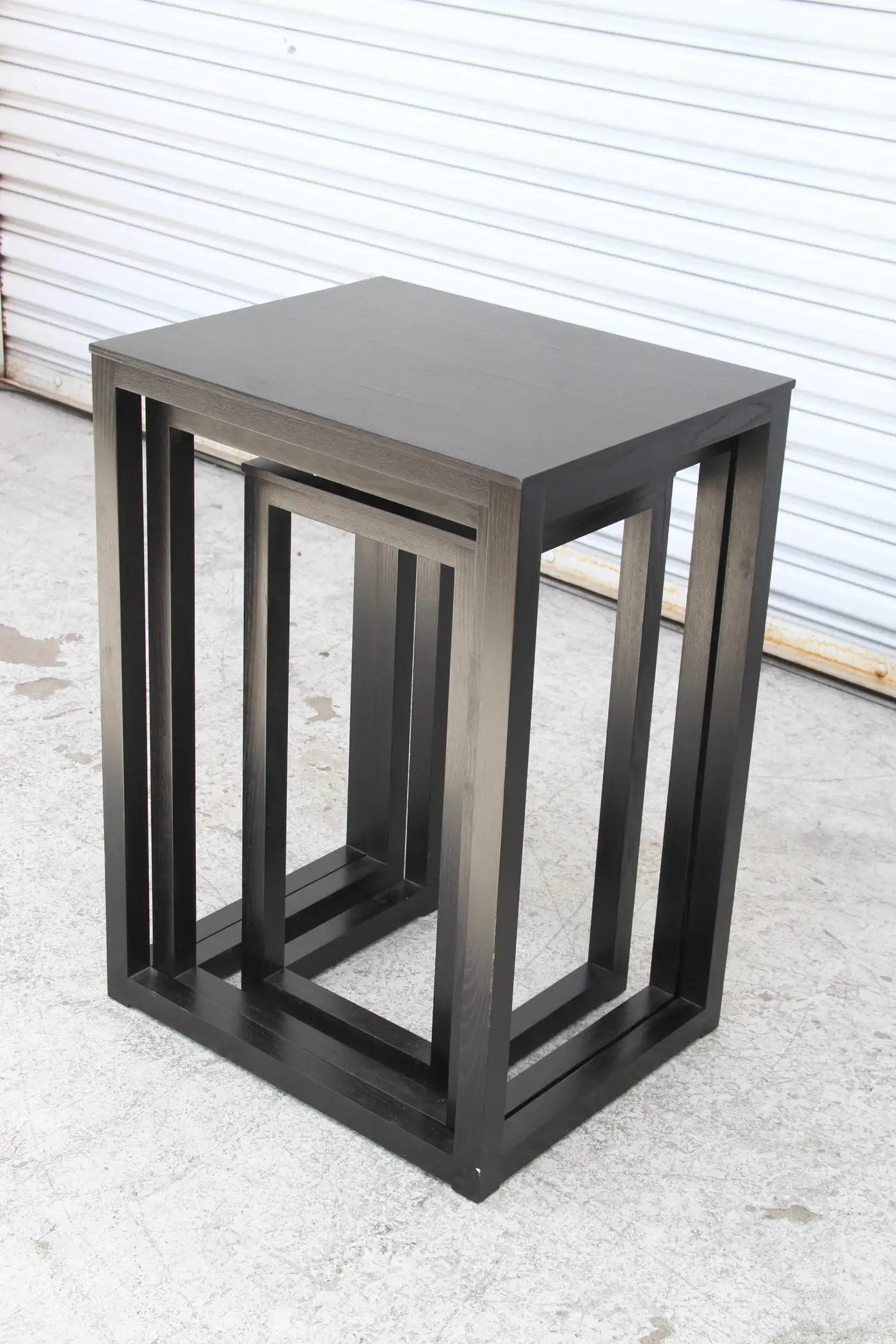 Josef Hoffman Ebonized Nesting Tables