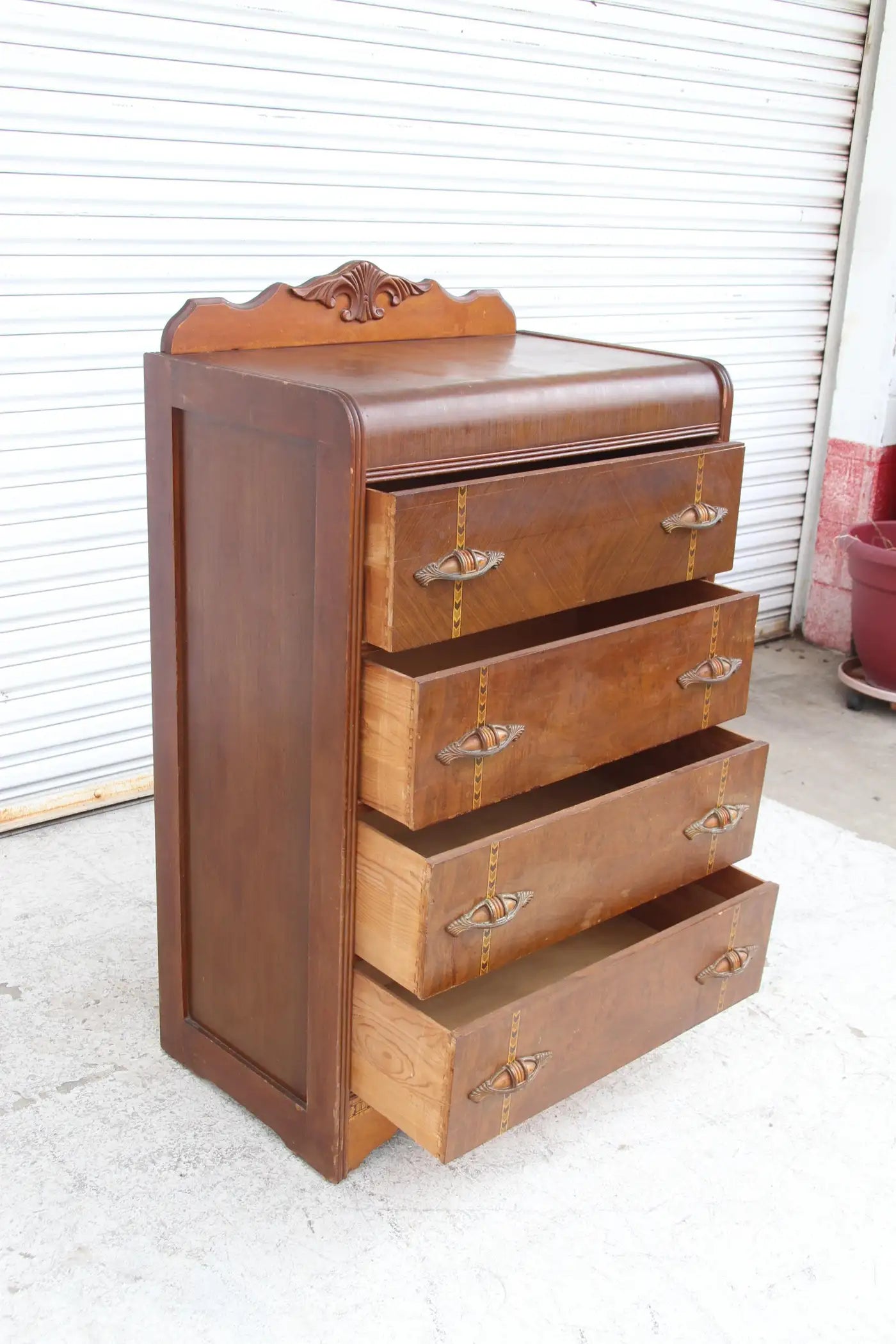 Art Deco Waterfall Front Chest