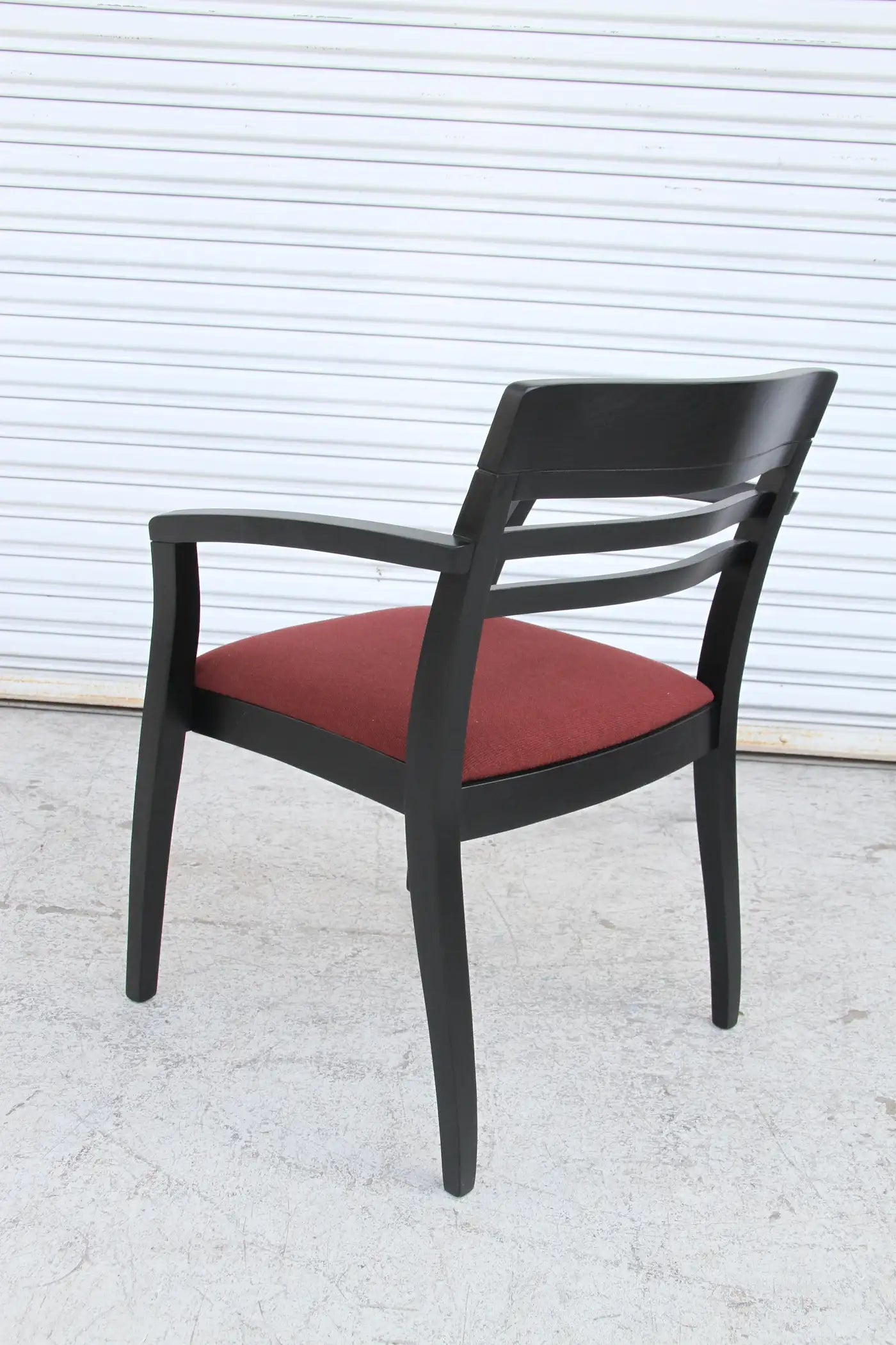 Brayton Designs Ebonized Guest Armchairs