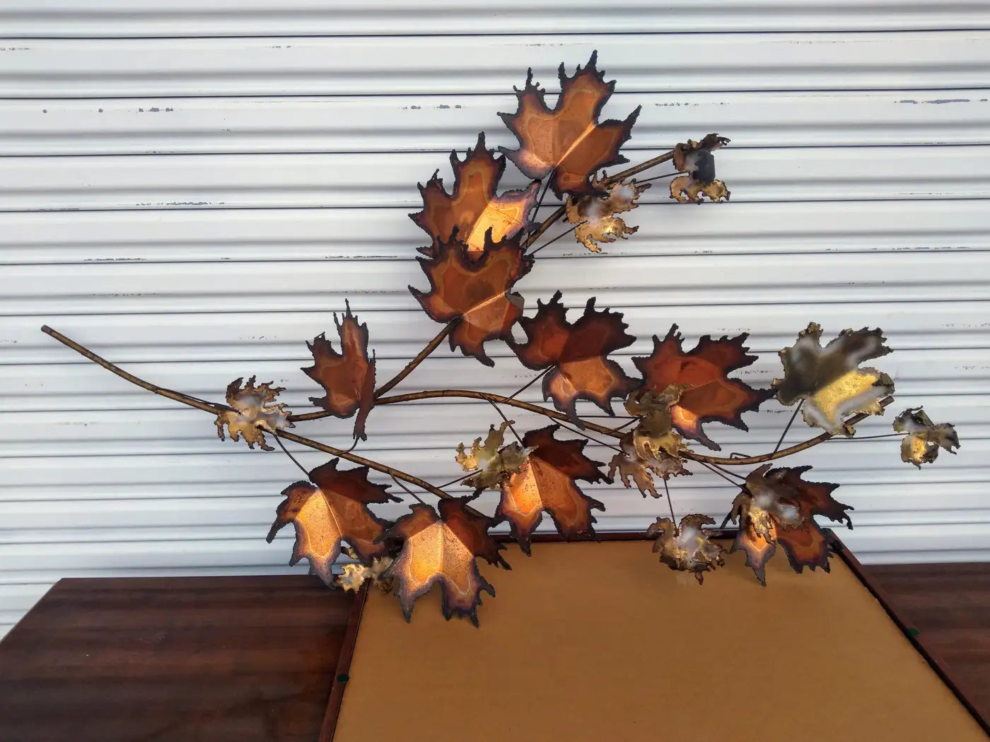 Curtis Jere Maple Leaf Wall Hanging Sculpture