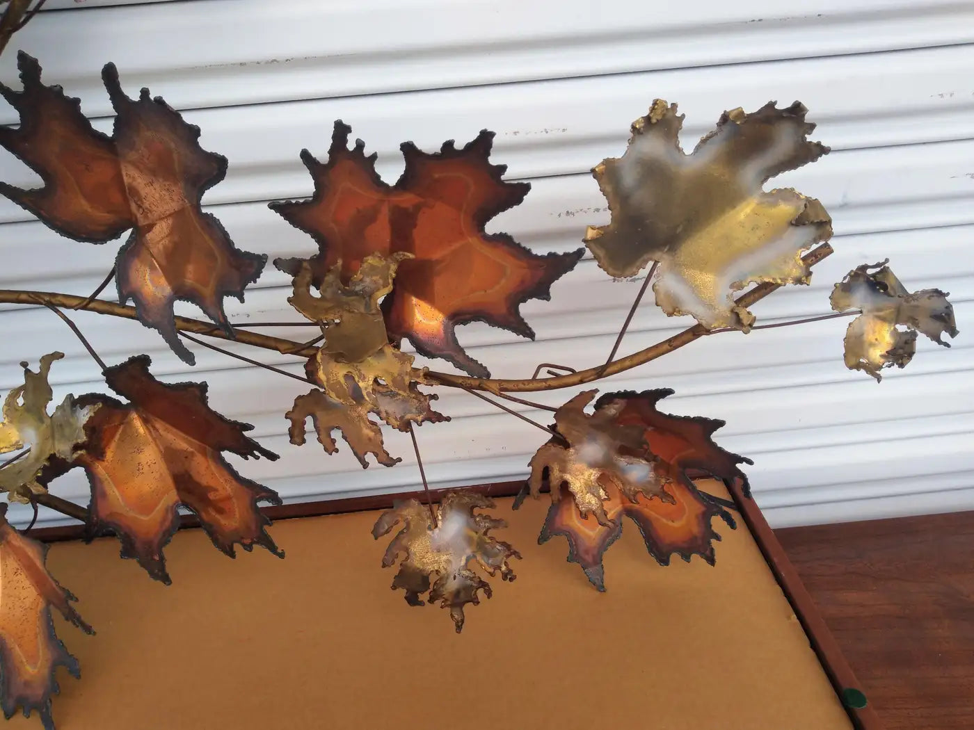 Curtis Jere Maple Leaf Wall Hanging Sculpture