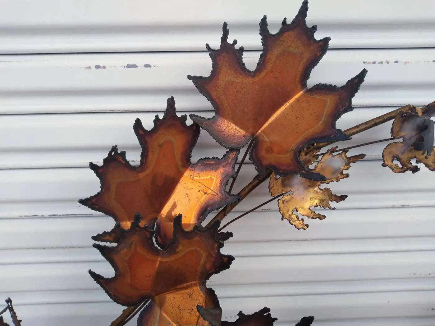 Curtis Jere Maple Leaf Wall Hanging Sculpture