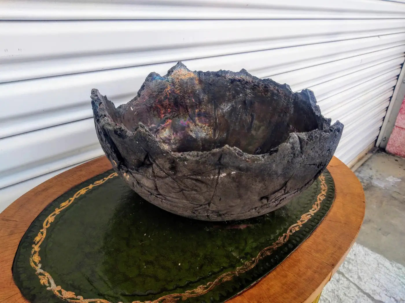 Bruny Graves Large Raku Pottery Bowl