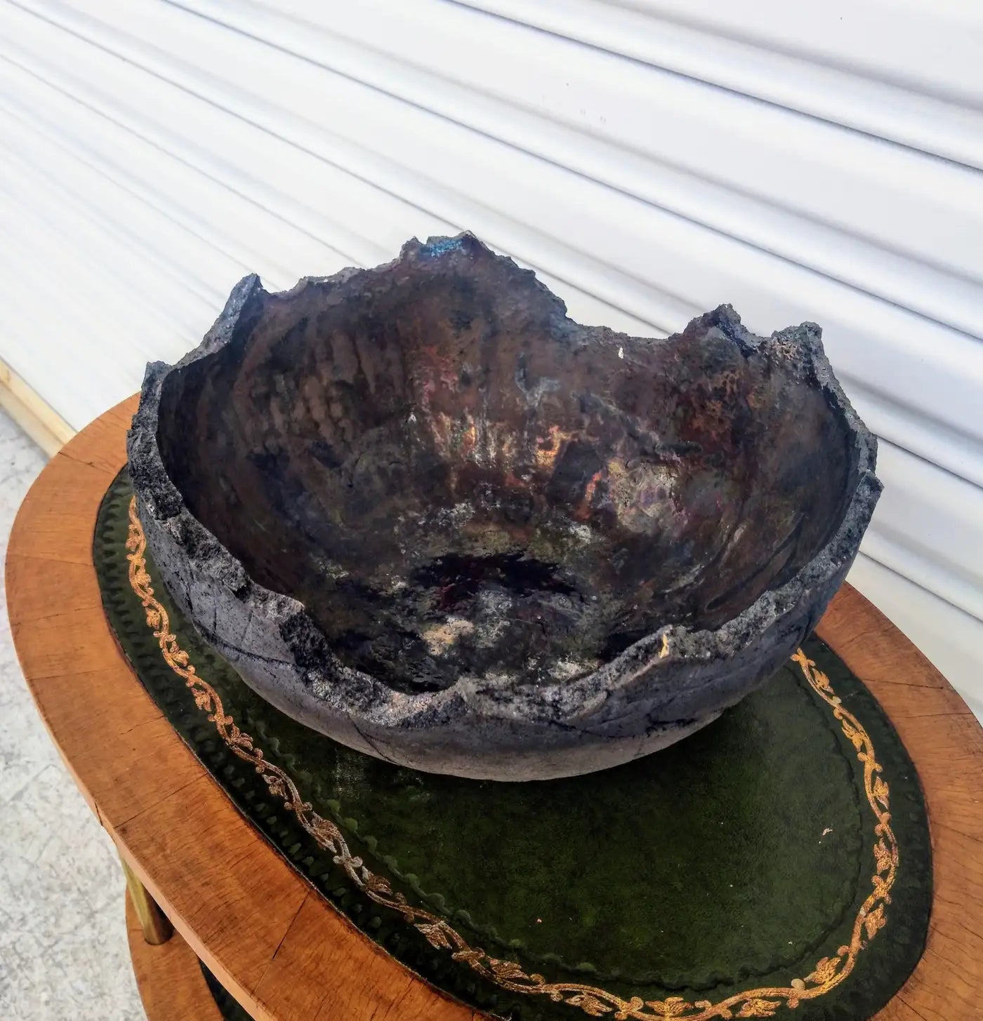 Bruny Graves Large Raku Pottery Bowl