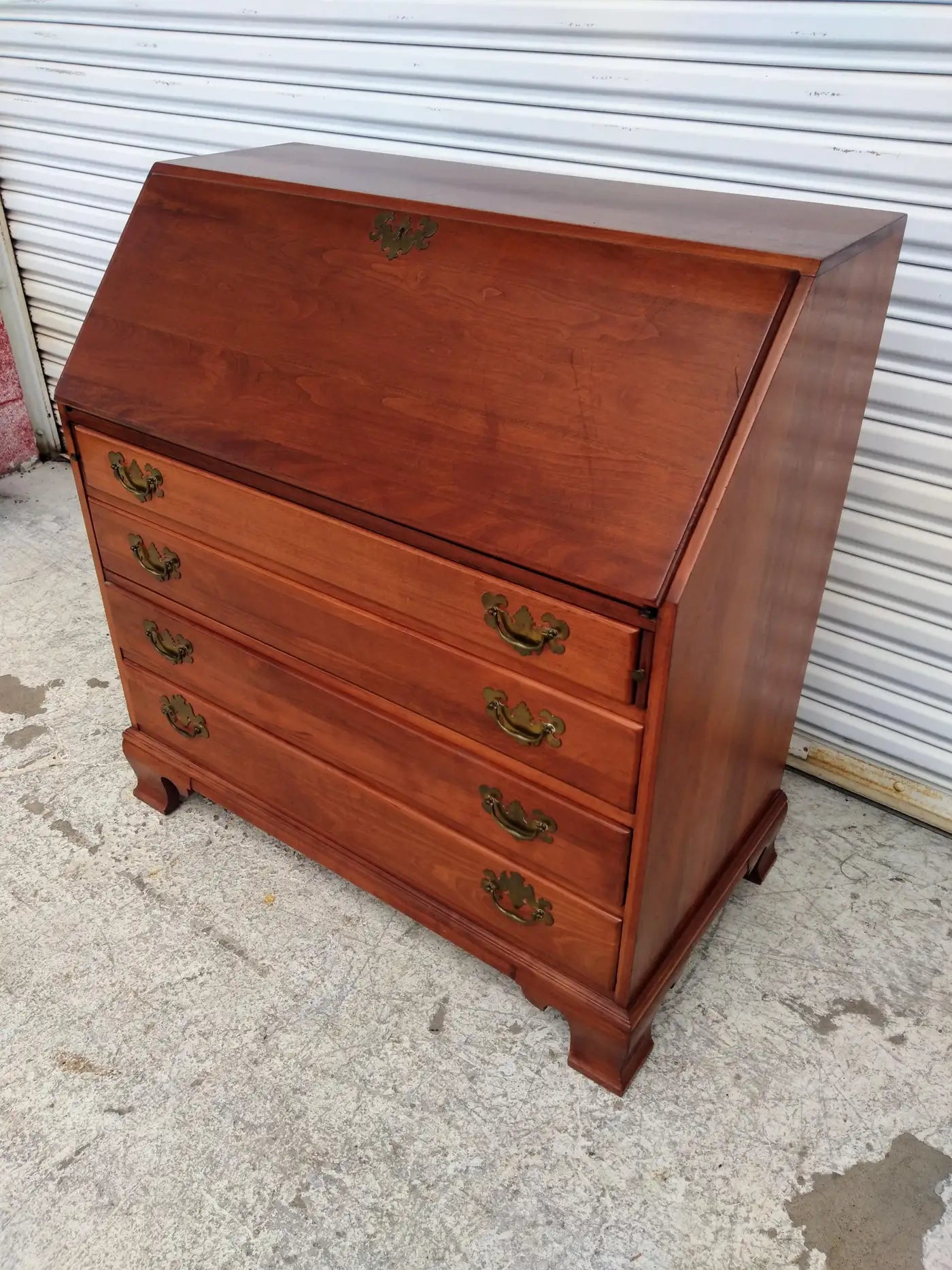 4 Drawer Willett Wildwood Cherry Secretary