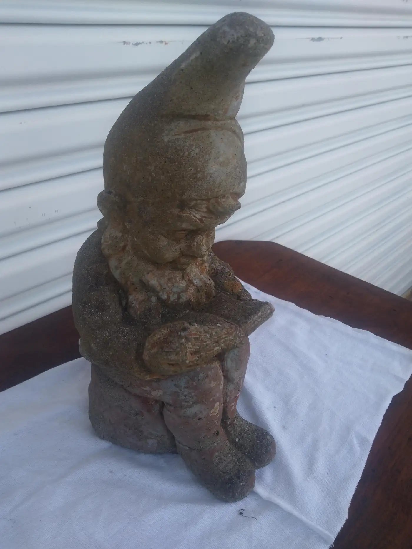 Cement Cast Reading Gnome