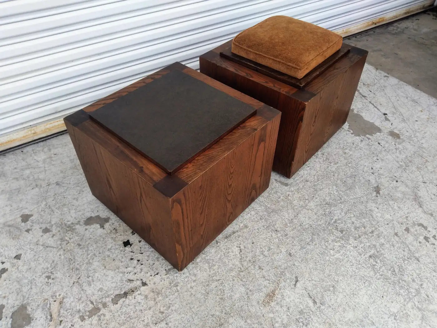 Lane Cube End Table/Stools on Casters