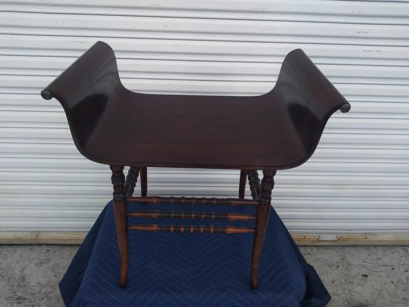 19th Century Bentwood Bobbin Vanity Stool