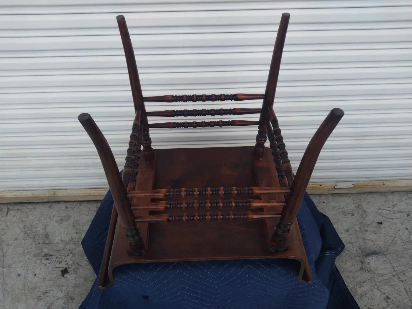 19th Century Bentwood Bobbin Vanity Stool