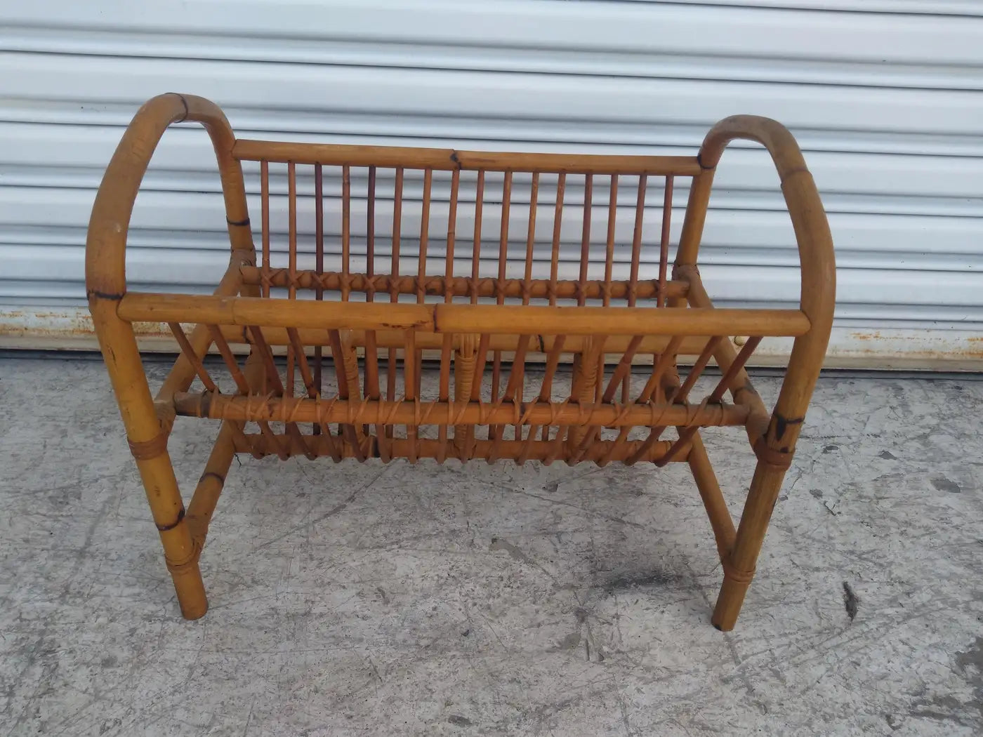 Bamboo Boho Chic Magazine Rack