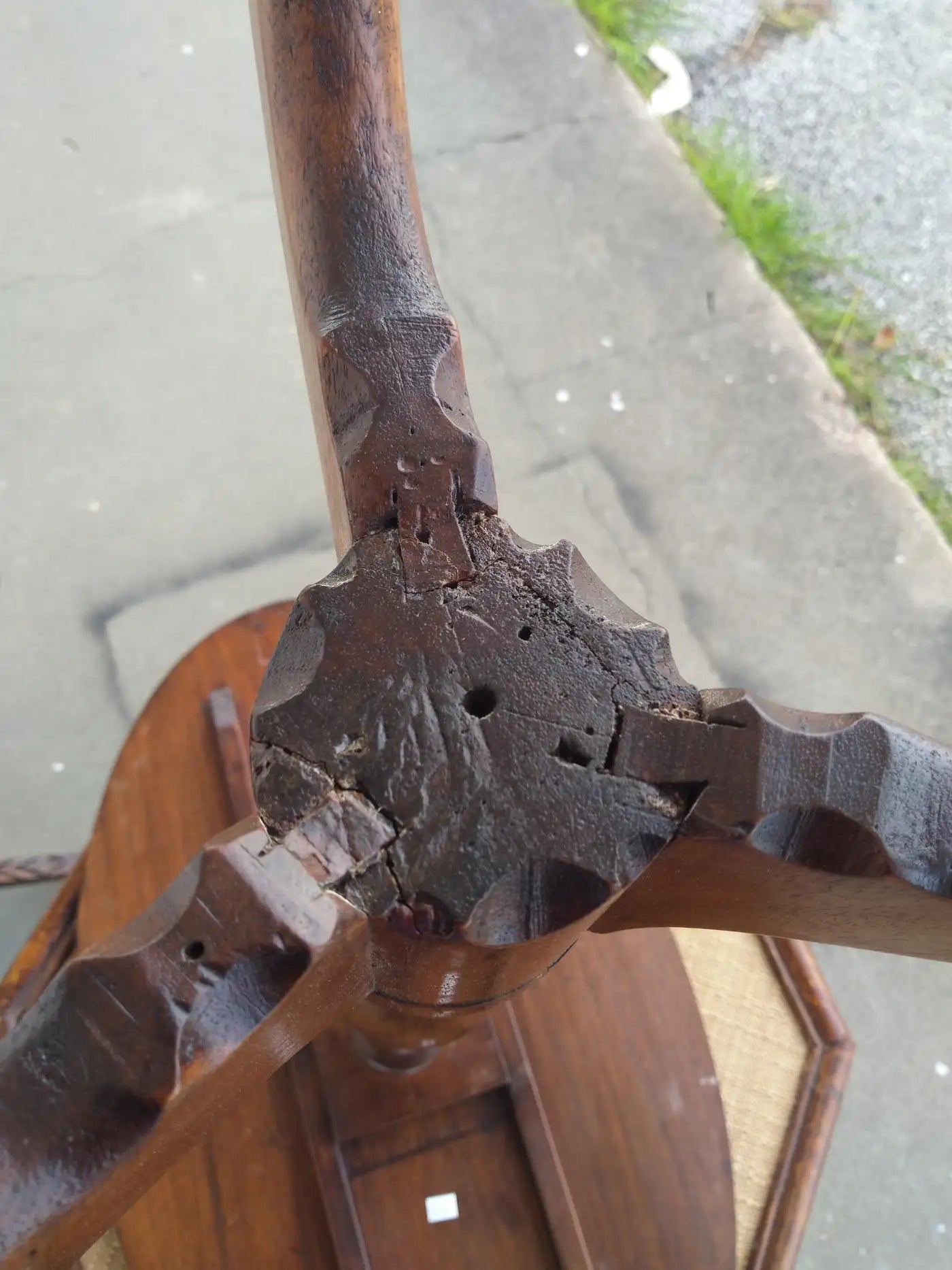 19th Century Tilt top Tripod Base Walnut Candle Stand