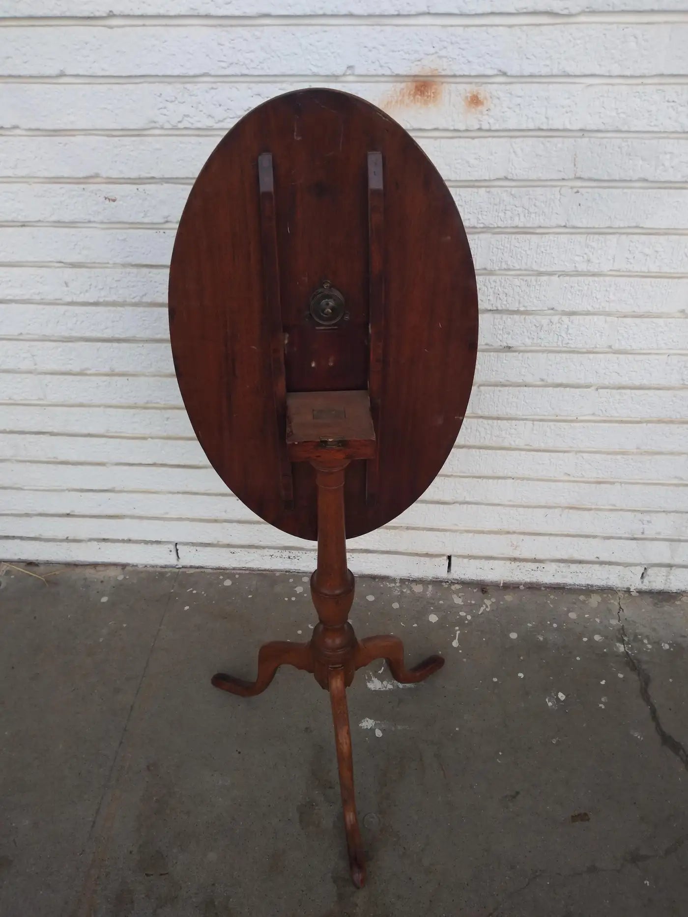 19th Century Tilt top Tripod Base Walnut Candle Stand