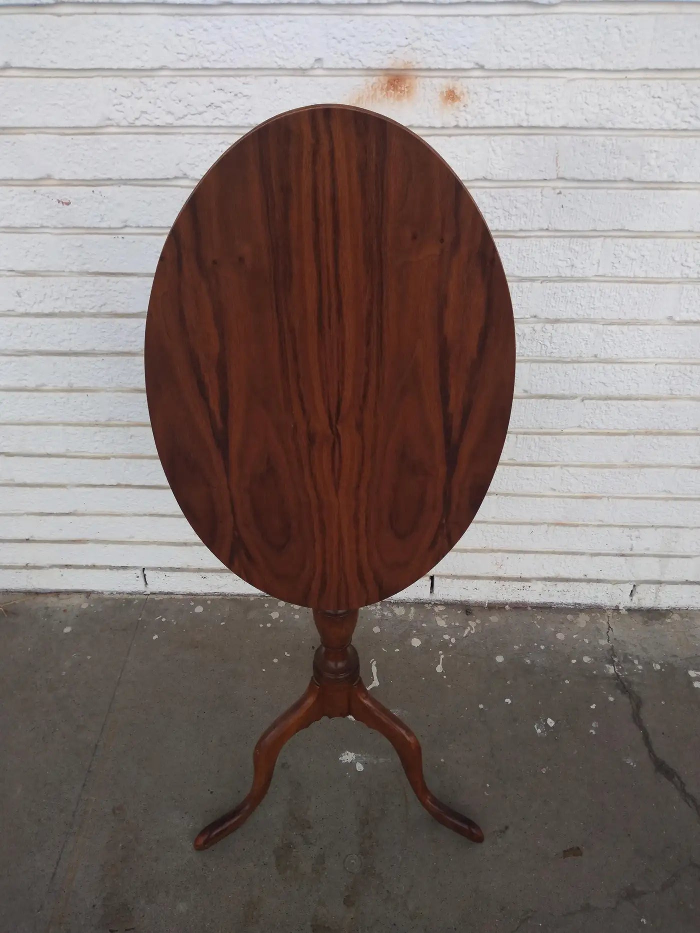 19th Century Tilt top Tripod Base Walnut Candle Stand