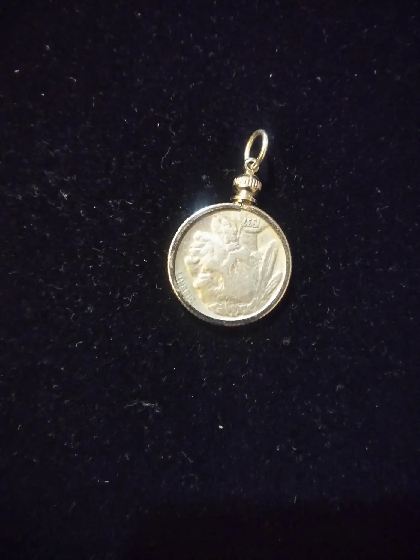 1937 Silver Buffalo Nickel Pendant