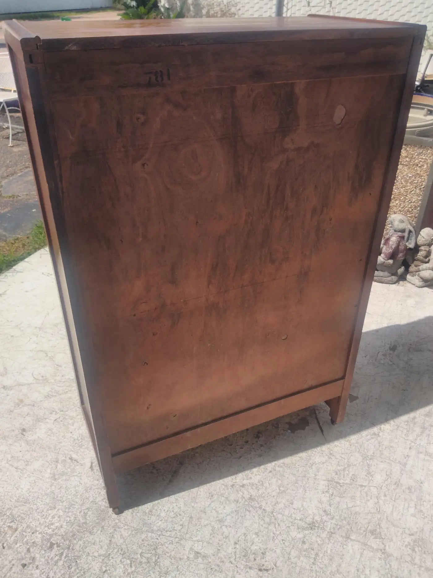 Art Deco Waterfall Front Chest of Drawers