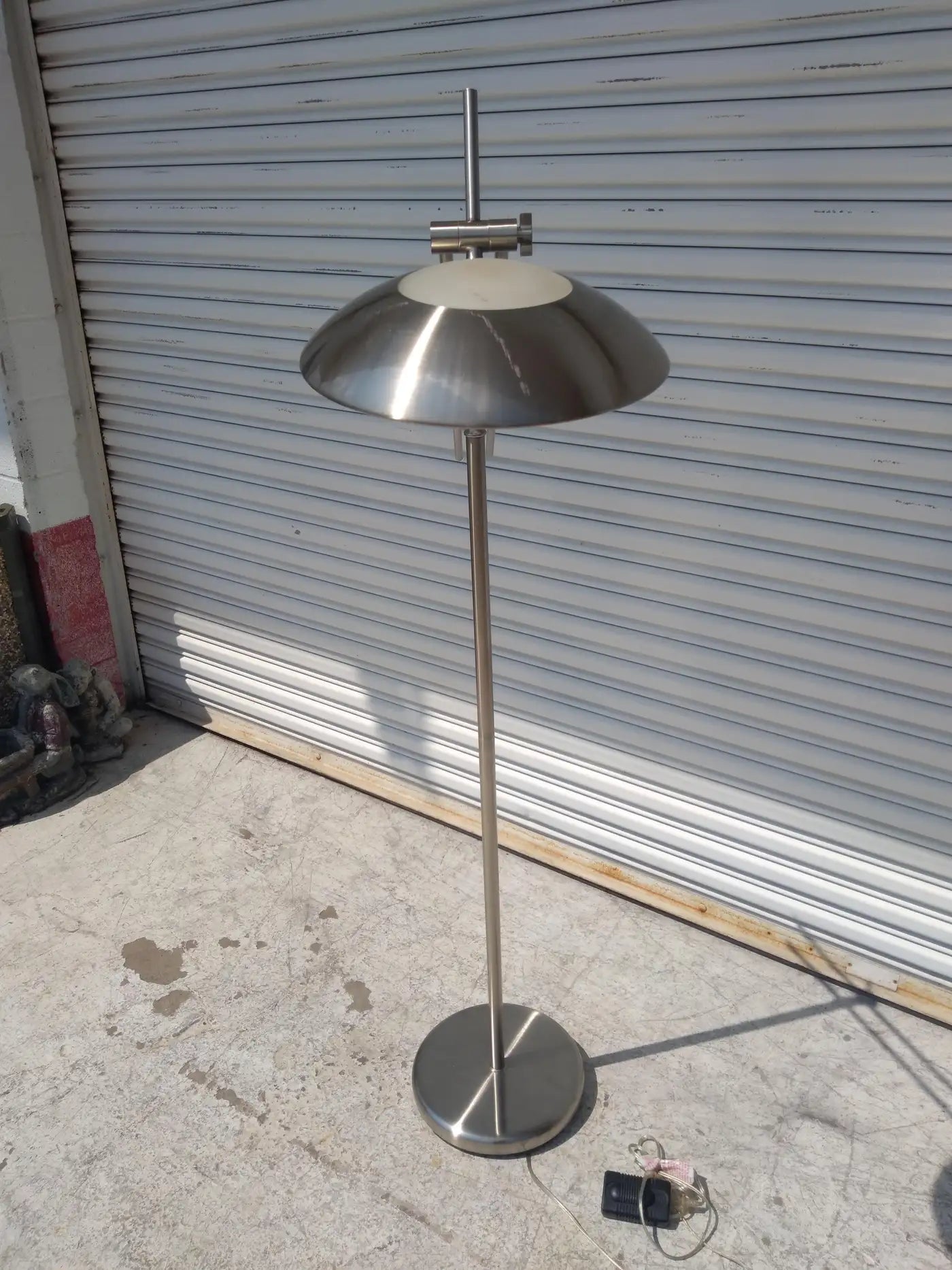 Modern Brushed Nickel Adjustable Floor Lamp