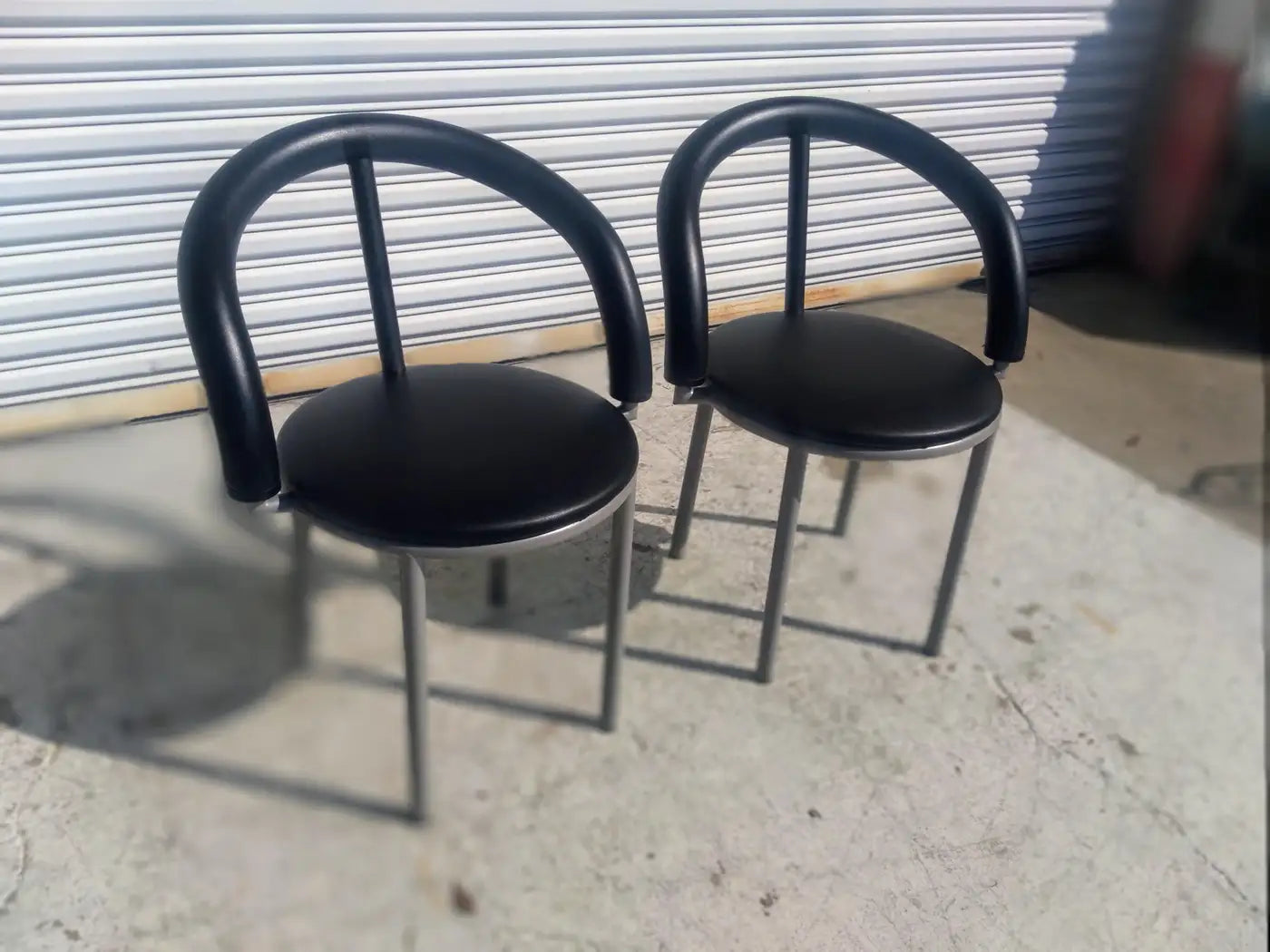 Pair of Bieffeplast Alpha Chairs by Anna Anselmi