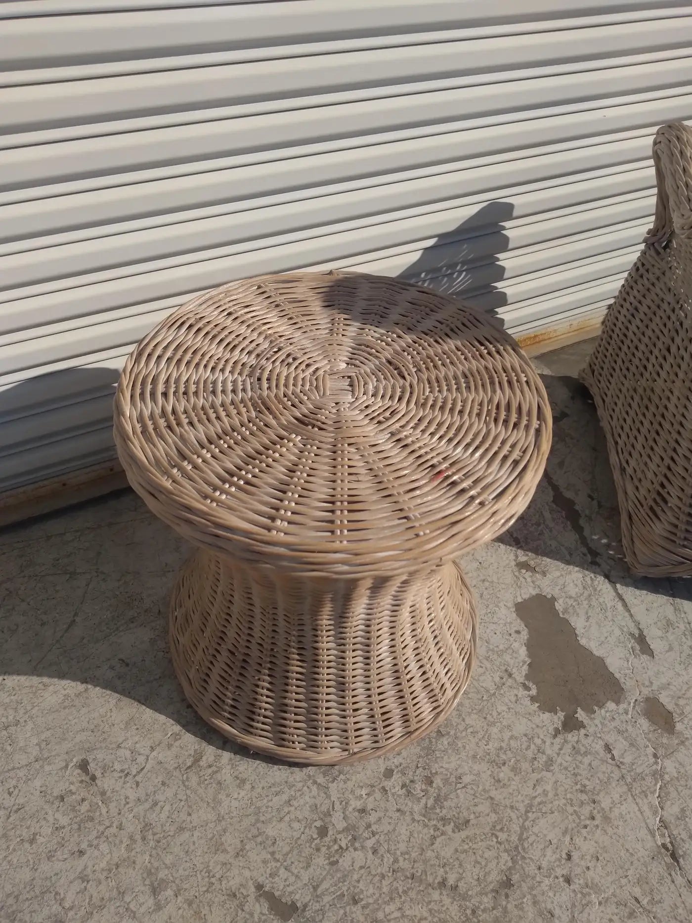 Boho Chic Rattan and Bamboo Side/Coffee Table